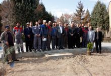 گزارش تصویری از آئیین درختکاری و تقدیر ازهمکاران فضای سبز دانشگاه